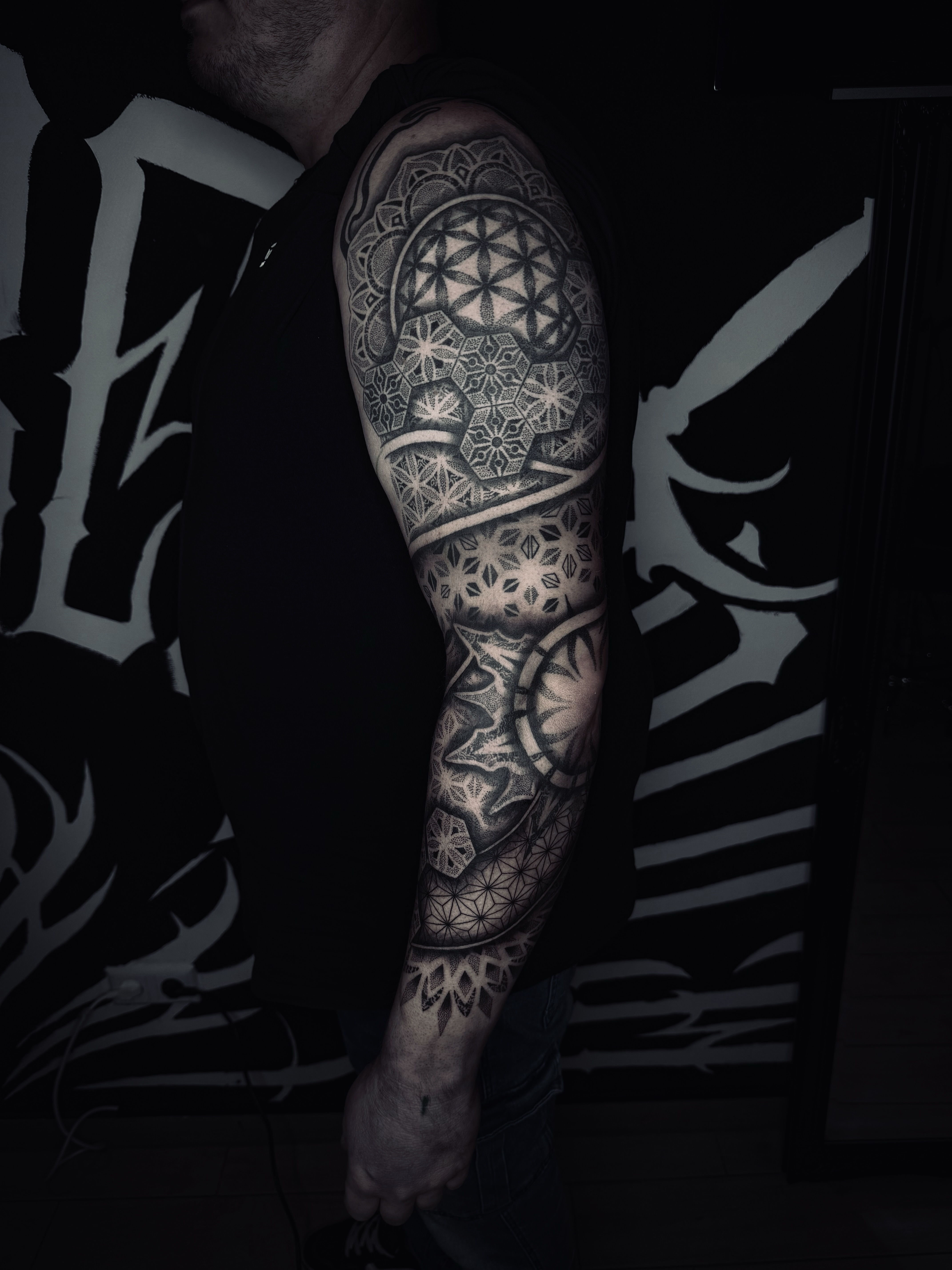 Fractured Dotwork Chestpiece